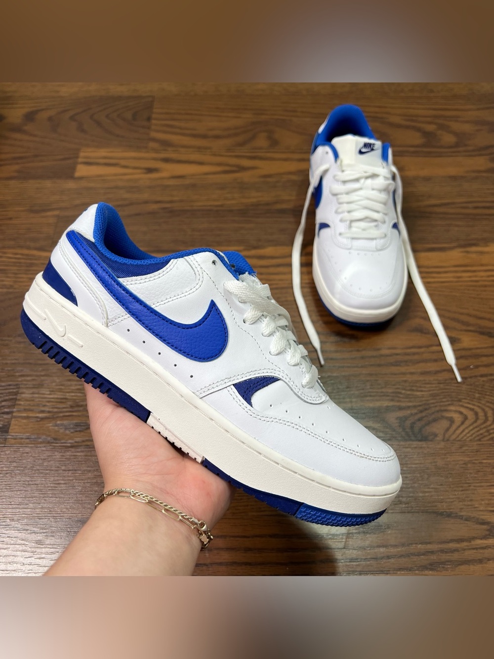Nike Women's Gamma Force 'White Game Royal' size 9